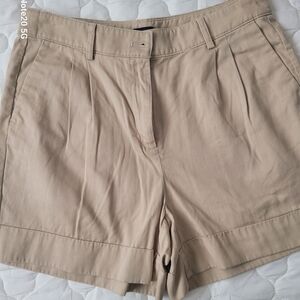 J. Crew Factory Women's High Waist Tan Shorts